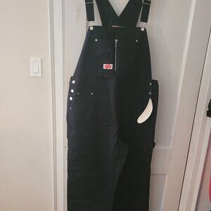 CLOSING MY CLOSET-BUY NOW-NWT Revolt Overalls, Black Cotton, Size 20